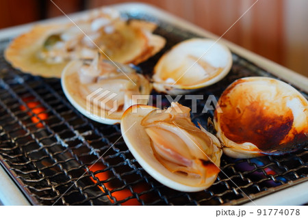 はまぐりの浜焼き2 91774078