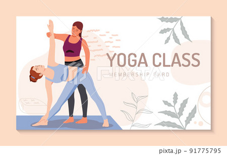 Young woman enjoying yoga class , Healthy lifestyle, active recreation, Yoga day, Woman doing yoga exercises. character Vector illustration. Young woman enjoying yoga class , Healthy lifestyle, active recreation, Yoga day, Woman doing yoga exercises. character Vector illustration. 91775795