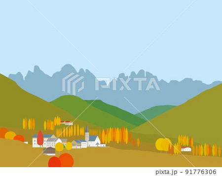 サンタ・マッダレーナ santa maddalena ドロミーティ dolomiti イタリア 秋 サンタ・マッダレーナ santa maddalena ドロミーティ dolomiti イタリア 秋 91776306