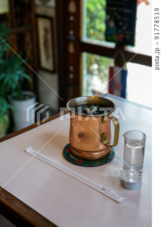 喫茶店のアイスコーヒー 91778519