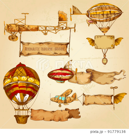 Airships With Banners 91779136