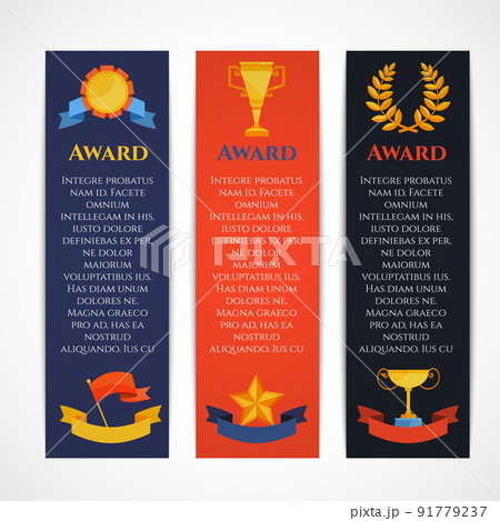 Award banner set 91779237