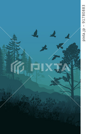 Autumn Nature Landscape Template Autumn Nature Landscape Template 91780883