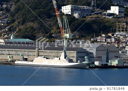 建造中のステルス護衛艦 91781846