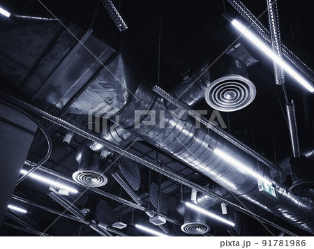 Air conditioner ventilation installation system indoor Building 91781986