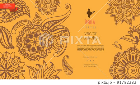 Vintage Indian Ethnic Template 91782232