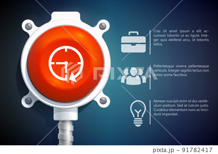 Web Interface Infographic Concept 91782417