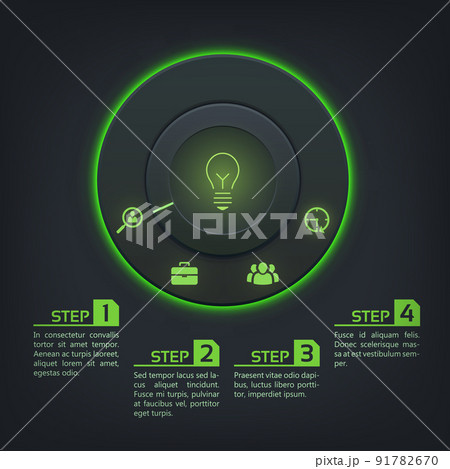 Abstract Infographic Template 91782670