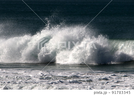 Severe storm in the Mediterranean off the coast of Israel Severe storm in the Mediterranean off the coast of Israel 91783345