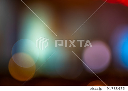 抽象的背景素材 玉ボケ 抽象的背景素材 玉ボケ 91783426