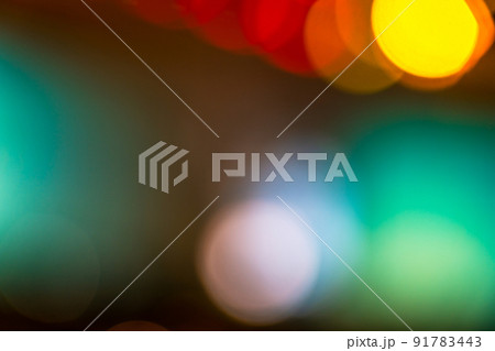 抽象的背景素材 玉ボケ 抽象的背景素材 玉ボケ 91783443