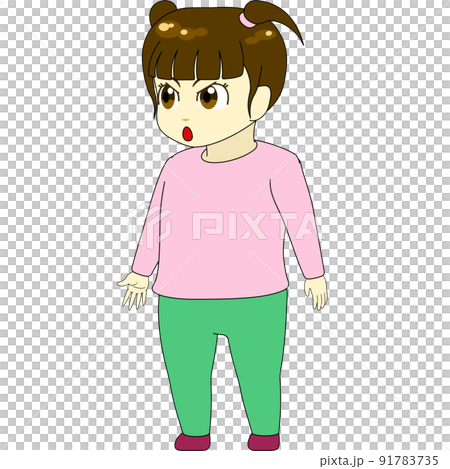 赤壁人物插畫(女,側身) 赤壁人物插畫(女,側身) 91783735