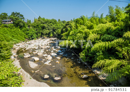 《岐阜県》中山道落合宿滝場 《岐阜県》中山道落合宿滝場 91784531
