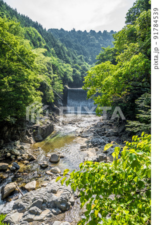 《岐阜県》中山道落合宿滝場 《岐阜県》中山道落合宿滝場 91784539