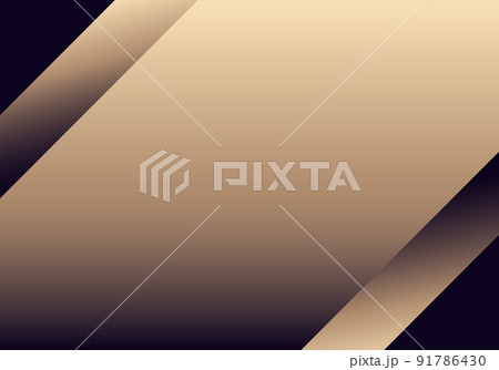 Abstract elegant minimal golden stripe diagonal on dark background luxury style 91786430