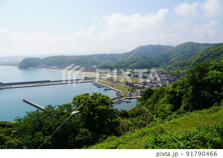 魚見台(鳥取県・鳥取市)から見る風景 魚見台(鳥取県・鳥取市)から見る風景 91790466