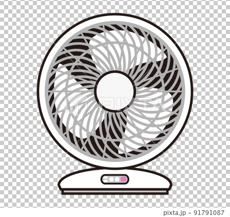 一個小電風扇的插圖 91791087