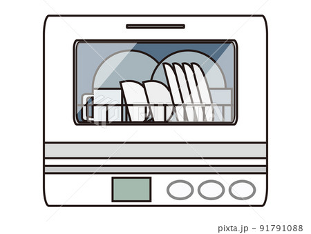 食器洗い機のイラスト 91791088