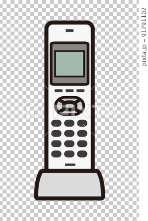 電話聽筒的插圖 91791102