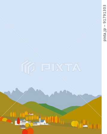 サンタ・マッダレーナ santa maddalena ドロミーティ dolomiti イタリア 秋 サンタ・マッダレーナ santa maddalena ドロミーティ dolomiti イタリア 秋 91791303