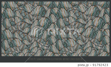 Seamless pattern illustration abstract shape art. Seamless pattern illustration abstract shape art. 91792423