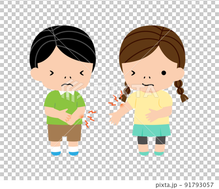 虫刺されで患部が腫れた子供たち 虫刺されで患部が腫れた子供たち 91793057