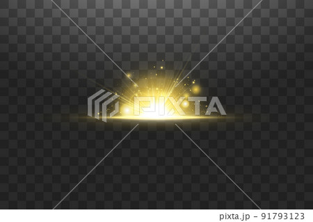 Shining golden stars isolated on transparent background. Effects, glare, lines, glitter, explosion, golden light. Vector illustration. Shining golden stars isolated on transparent background. Effects, glare, lines, glitter, explosion, golden light. Vector illustration. 91793123