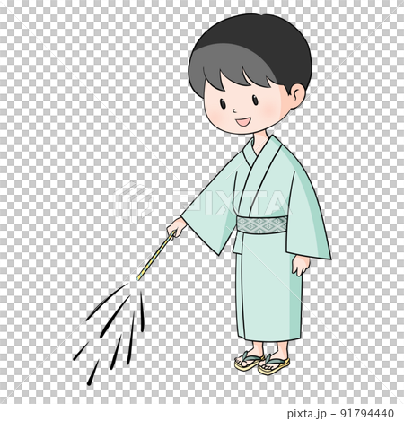 手持ち花火 91794440