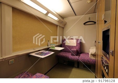 寝台列車カシオペアツインの室内 91796128