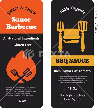 Sauce barbecue, rich flavor of tomato banners 91796867