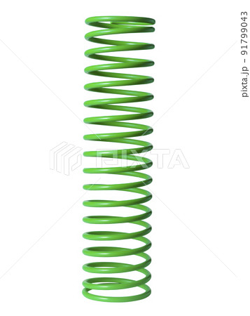 automotive suspension springs on a white background 91799043
