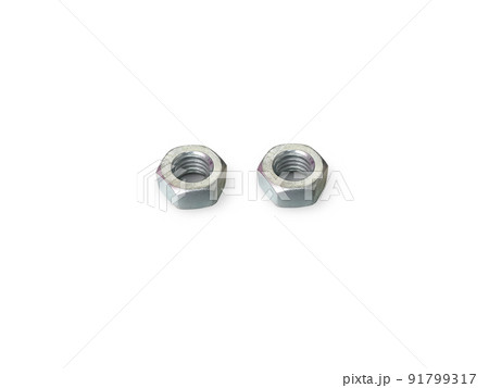 Metal nut isolated on white background Metal nut isolated on white background 91799317