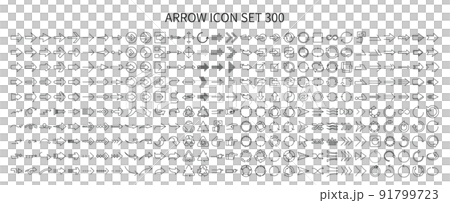 矢印アイコンセット 91799723