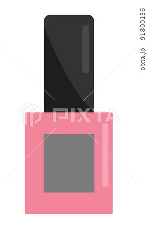 Nail polish. Cosmetic product for application to nails. Flat style. Vector. Nail polish. Cosmetic product for application to nails. Flat style. Vector. 91800136