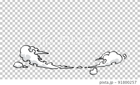 著陸煙霧插圖_效果風格_16：9 91800257