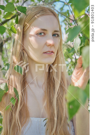 cute blond girl cute blond girl 91801403
