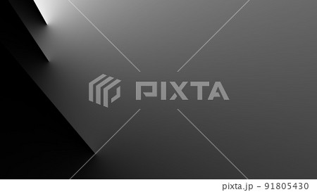 背景　4k　バックイメージ　黒　白黒　白　モノクローム　bg　バーチャル背景　仮想世界　メタバース 91805430