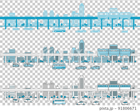 摩天大樓大城市背景素材 摩天大樓大城市背景素材 91806671