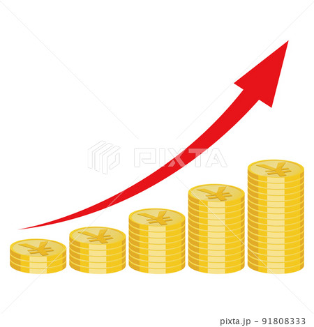 投資運用　金融イメージ素材 91808333