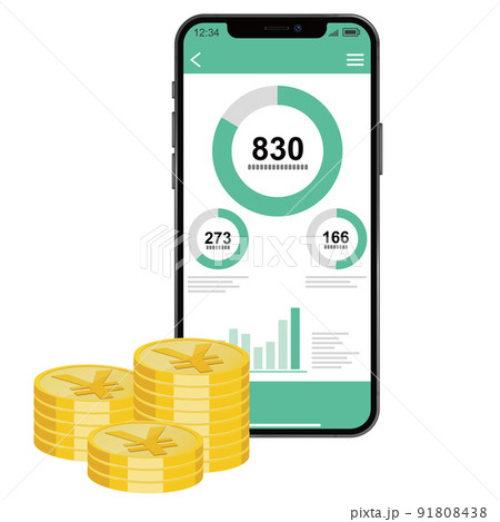 投資運用 金融イメージ素材 投資運用 金融イメージ素材 91808438