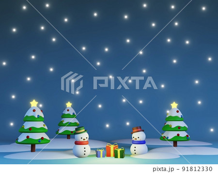 クリスマス　背景 91812330