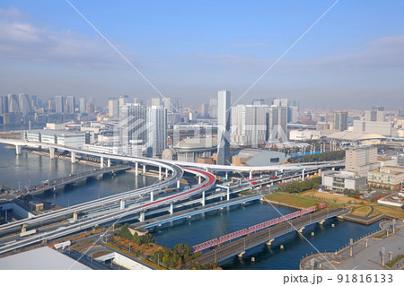 お台場の街並み 91816133