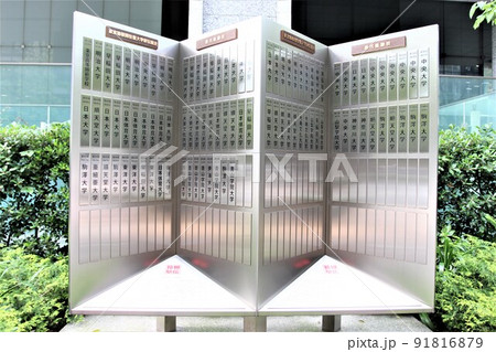 箱根駅伝歴代優勝校銘板 91816879