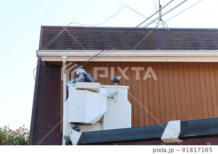 家への光回線引き込み工事 家への光回線引き込み工事 91817165