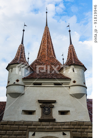 ルーマニア トランシルヴァニア地方のブラショフのエカテリーナ門 ルーマニア トランシルヴァニア地方のブラショフのエカテリーナ門 91819946