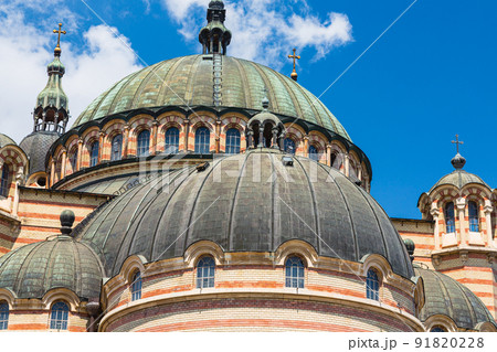 ルーマニア トランシルヴァニア地方のシビウの歴史地区にあるホーリー・トリニティ大聖堂 ルーマニア トランシルヴァニア地方のシビウの歴史地区にあるホーリー・トリニティ大聖堂 91820228