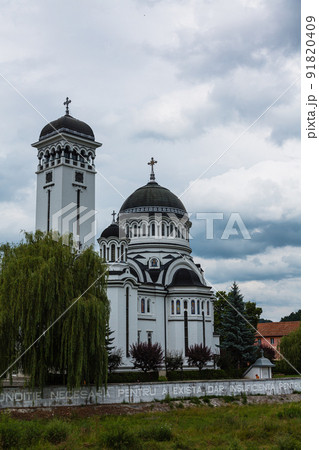 ルーマニア トランシルヴァニア地方のシギショアラの至聖三者大聖堂 ルーマニア トランシルヴァニア地方のシギショアラの至聖三者大聖堂 91820409