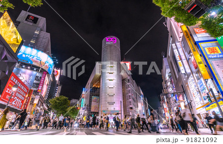 日本の東京都市景観 第7波襲来！…全国5万人超、東京8千人超、渋谷109前も多くの人流＝7月8日 91821092