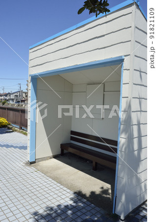 バス停　待合所　路線バス 91821109
