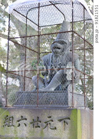 新日吉神宮　狛猿（ご神猿）阿形 91821551